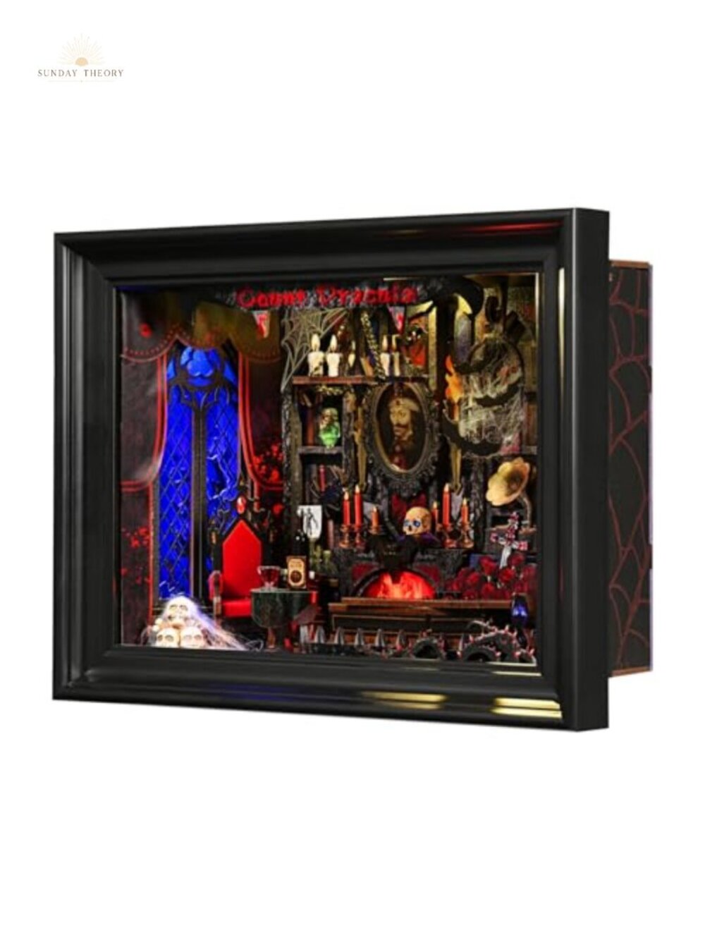 3D Wooden Puzzle Book Nook Kit with LED Lights for DIY Craft